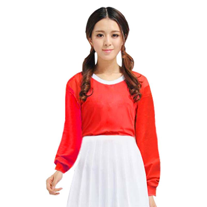 Long sleeves, red shirts
